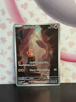 Pokemon TCG Charmander 168/165 Sv: Scarlet & Violet 151 Holo Nintendo 2023 NM - Image 1