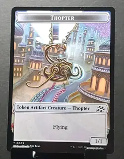 MTG 009,0011 THOPTER/TREASURE Token Artifact Aetherdrift card⚔NM/MT - Image 1