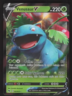 Venusaur V 01/73 Ultra Rare Pokemon Champion's Path - Image 1