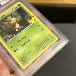 Pokemon McDonalds 25th Anniversary 2021 Holo Chespin PSA 10 - Image 3