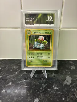 Pokemon Ivysaur #002 Base Set 1996 Japanese ACE 10 (PSA 10) - Image 1