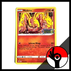 Pokemon TCG: Sword & Shield Promo - SWSH185 - Moltres - Image 1
