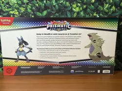 -NEW- Pokemon Prismatic Evolutions Lucario Ex & Tyranitar Ex Premium Collection - Image 2