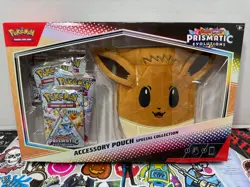 Pokemon Prismatic Evolutions Accessory Pouch Special Collection Sealed - Image 1
