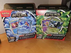 Pokemon Meowscarada and Quaquaval ex Deluxe Battle Deck Set of 2 - Image 2