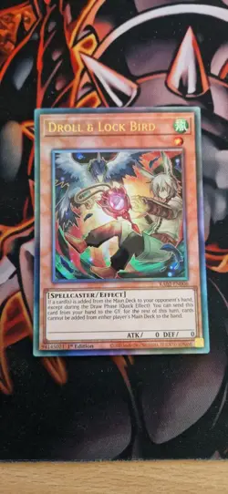 RA02-EN006 Droll & Lock Bird (Alt Art) Collectors Rare 1st Edition YuGiOh! - Image 3