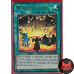 Yugioh Mythical Bestiary EXFO-EN058 Ultra Rare 1st Edition LP - Image 1