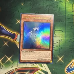 Yugioh! Spectral, Dragon Ruler of Flickers ALIN-EN018 Ultra Rare 1st Edition NM - Image 1