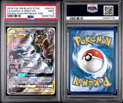 Pokemon Garchomp & Giratina GX Full Art Holo Promo Card SM193 PSA 9 - Image 2