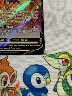 C1277 POKEMON TCG HO-OH V NM CARD HOLO #140 SILVER TEMPEST RARE - Image 5