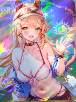 SSR Beautiful Waifu Card - Kirara - Goddess Story Genshin Impact FOIL - Image 3