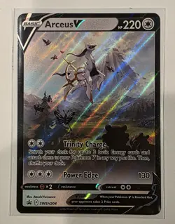 SWSH: Sword & Shield Promo Cards #SWSH204 Arceus V NM - Image 1