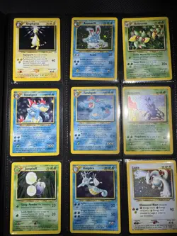Complete 100% Neo Genesis Set - Cards Range From NM To LP! - Image 1