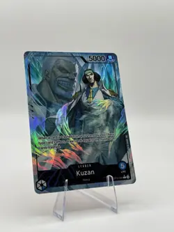 One Piece TCG Kuzan OP12-040 Alternate Art Foil Rare Leader NM Card - Image 1