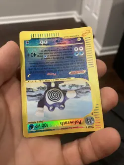Poliwrath 24/165 Reverse Holo Expedition Base Set Pokemon Card. - Image 3