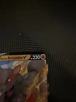 Pokemon Card TCG - Hisuian Arcanine V - Silver Tempest - 090/195 - Holo Rare - Image 2