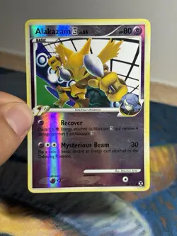 Alakazam E4 38/111 DP Rising Rivals Reverse Holo Rare SP Pokemon Card - Image 3