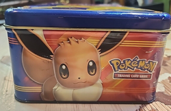 Pokemon 2018 Pikachu Eevee Tin Lunch Box Only (NO CARDS) - Image 5