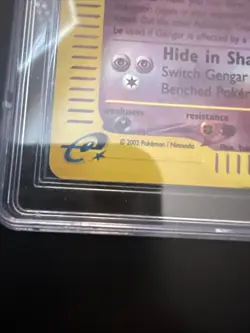 CGC 5.5 Gengar 2002 Expedition 13/165 Reverse Holo Pokemon Card - Image 5