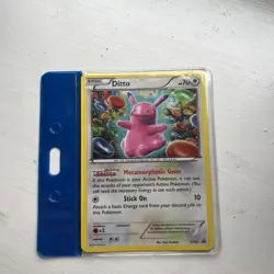 Pokemon TCG Ditto XY40 Black Star Promo Holo Card Near Mint Condition - Image 1