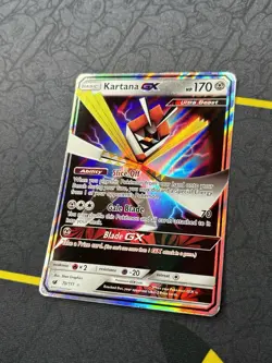 Kartana GX - 70/111 - Crimson Invasion Rare Holo 2017 Pokemon Card - LP/NM - Image 2