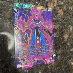Beerus Ruthless Pursuer BT16-036 SR Foil Dragon Ball Super Card Game | NM - Image 3