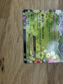 Shaymin EX XY148 XY Holo Pokemon Card *See Photos* Rare Rear Error Print - Image 3