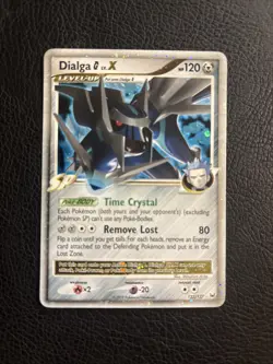 Pokemon TCG Dialga G LV.X Ultra Rare Card 122/127 Platinum Base Set LP - Image 1