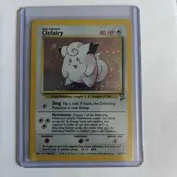 Clefairy Holo 6/130 Base Set 2 WOTC 1999 Pokemon Card Mint/Near Mint - Image 1