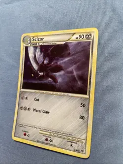 Pokemon TCG Scizor Undaunted Holo Rare Card 7/90 LP/MP - Image 3