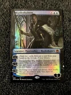 Magic The Gathering MTG - Mordenkainen (Borderless) Foil - AFR - Image 1