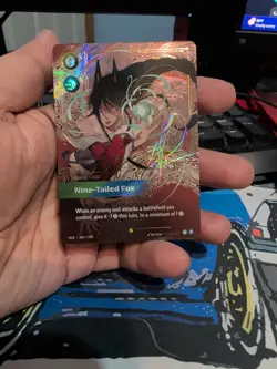 Ahri Nine-tailed Fox 303*/298 Signature Foil Eng Riftbound League Of Legends Tcg - Image 1