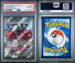 PSA 10 GEM MINT Charizard EX Black Star Promo Full Art Holo Pokemon Card #SVP074 - Image 3