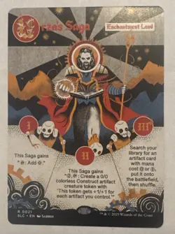 Urza's Saga Secret Lair Encyclopedia Of Magic Non Foil Near Mint MTG - Image 1