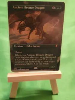 Ancient Bronze Dragon(Borderless) Commander Legends:Battle for Baldur's Gate Reg - Image 1