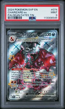 Charizard ex 074 Sv: Scarlet & Violet Promo Cards Holo PSA 9 - Image 1