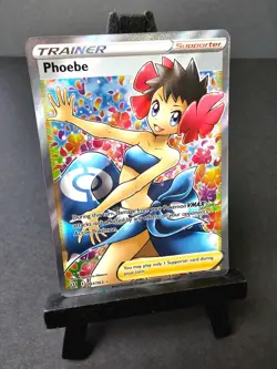 Pokemon TCG Phoebe Sword & Shield - Battle Styles 161/163 Holo Full Art - Image 1
