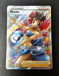 Pokemon TCG Phoebe Sword & Shield - Battle Styles 161/163 Holo Full Art - Image 3