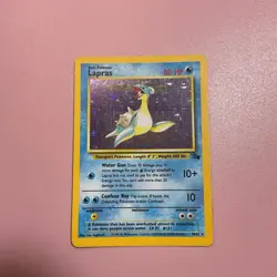 1999 Pokemon Base Set Unlimited Lapras Holo WOTC 10/62 - Image 1