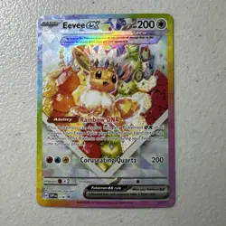 2023-25 Pokemon SV Black Star Promos SVP EN Eevee ex #174 - Image 1
