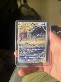Glaceon VSTAR GG40/GG70 Crown Zenith: Galarian Gallery Holo Card Mint Condition - Image 1