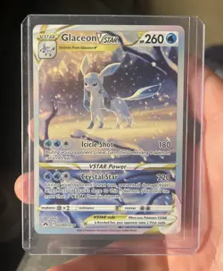 Glaceon VSTAR GG40/GG70 Crown Zenith: Galarian Gallery Holo Card Mint Condition - Image 2