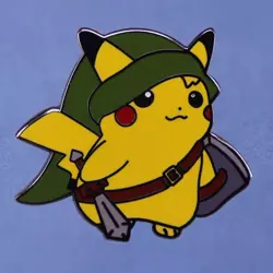 New! Pokemon Collectible Hard Enamel Pin Pikachu Pin Mashup PIKACHU LINK Pin - Image 3