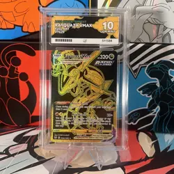 Pokemon TCG Rayquaza VMAX TG29 - Perfect Sub Grades - Silver Tempest ACE 10 💎 - Image 1