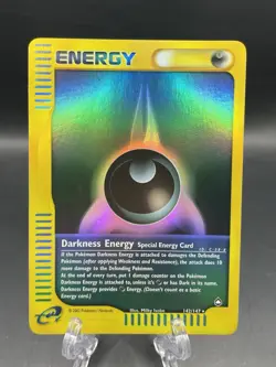 Darkness Energy 142/147 Reverse Holo Aquapolis E Reader Series Rare Pokemon NM - Image 1