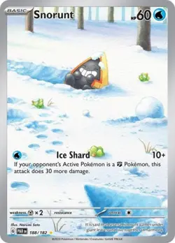 Pokemon Snorunt - 188 NM 1st Edition Normal Scarlet and Violet: Paradox Rift - Image 1