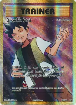 Brock's Grit - 107/108 - Full Art Ultra Rare - XY Evolutions #107/108 Pokemon TC - Image 1