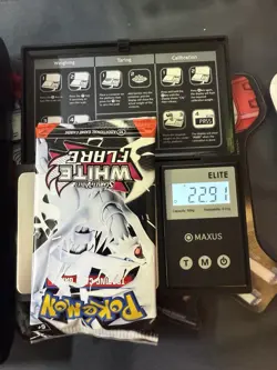 EXTREMELY HEAVY Pokemon TCG S&V White Flare Booster Pack (22.90 g!) - Image 3