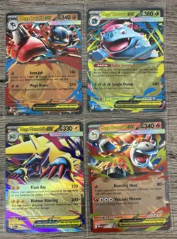 Pokemon TCG Mega Evolution EX Lot 4 Double Rares - NM Condition - Image 1