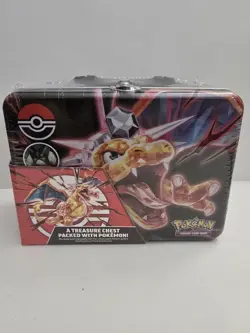 Charizard Collector’s Treasure Chest Tin Lunch Box Pokemon TCG NEW Sealed - Image 1